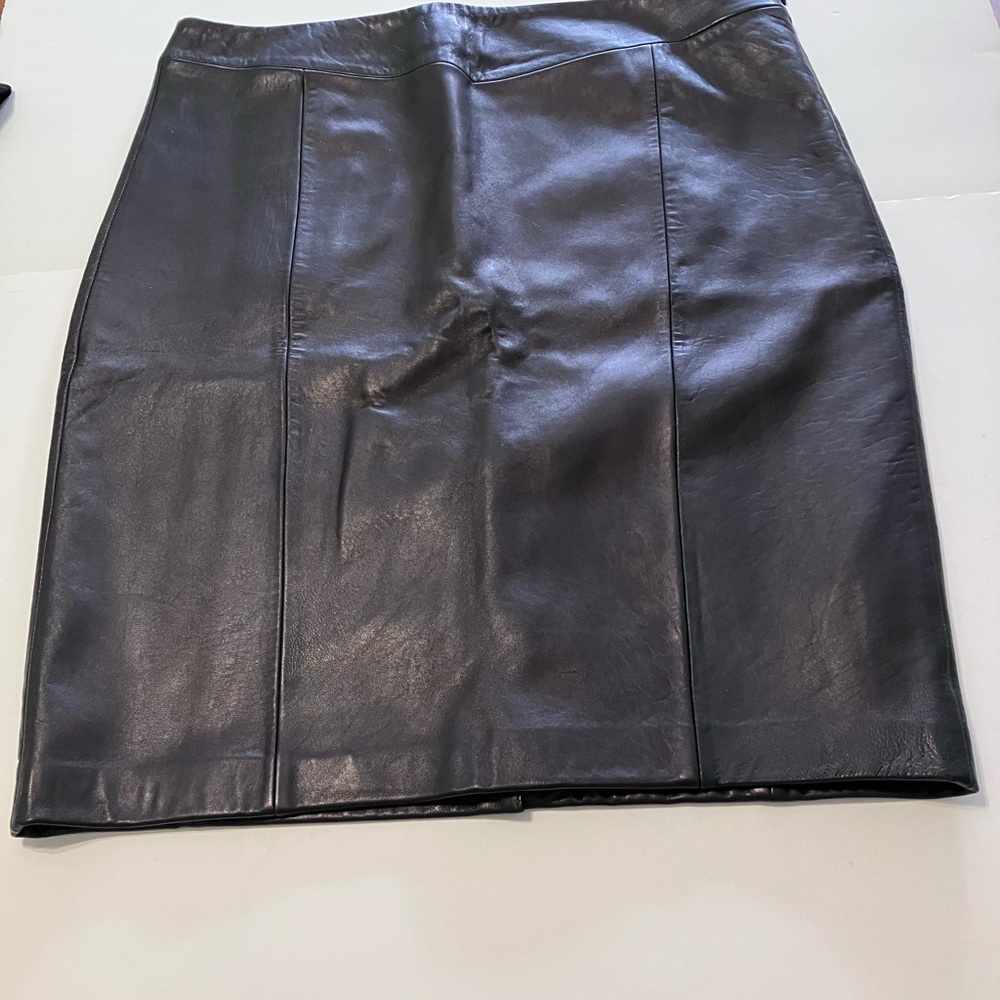 Black Leather Skirt